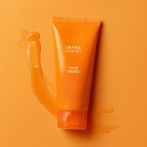 Gel hydratant pour le visage à l'orange, gel nettoyant pour le visage, marque privée, gel pour le visage hydratant et apaisant, biologique, en gros - Product Image 6