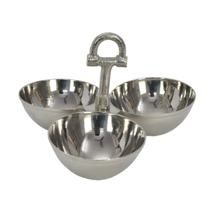 Juego de Tazones Redondos de Lujo con Acabado Brillante, 3 Tazones para Servir Chocolate, Dátiles y Nueces, para Uso en Mesa, Último Modelo - Product Image 4