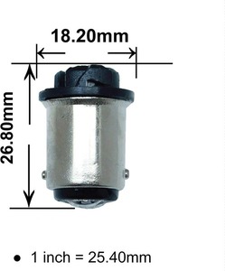 Convertisseur de douille d'ampoule HYUGA T10 168 194 vers BAU15S pour utilisation en navigation, fabriqué à Taïwan - Product Image 4