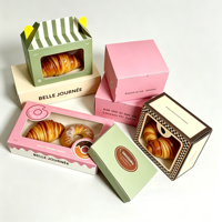 Cajas de Pastelería Personalizadas con Impresión a Medida, con Ventana Emergente Automática y Base para Pastel con Esquinas Reforzadas