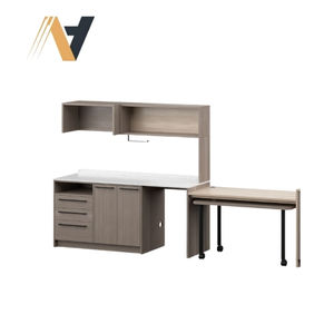 Ensemble de meubles de chambre d'hôtel modulaire à base de projets pour la rénovation et la mise en œuvre de chambres d'hôtes commerciales, programmes Home2 Suites - Product Image 4