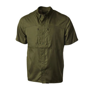 Camisa de Caza para Hombre RICSA INTERNATIONAL, Sólida, Transpirable, 100% Algodón, Manga Corta, para Invierno y Actividades al Aire Libre, con Forro de Poliéster - Product Image 3