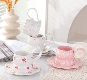 Cute <b>ceramic</b> <b>mug</b> with cutest patterns perfect for romantic gifting ideas amazingly made by Indian skilled artisans - Product Image 2