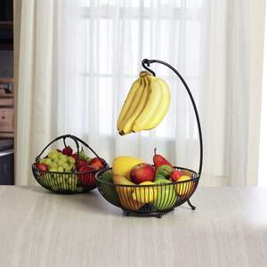 Luxury Metal Fruit <b>Basket</b> With Smooth Finish Enhancing Dining <b>Table</b> Presentation And Kitchen Organization - Product Image 6
