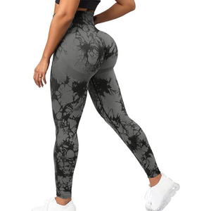 Pantalones Cortos Deportivos de Yoga para Mujer, Estilo Europeo y Americano, Ajustados, Moldeadores, de Cintura Alta, al Por Mayor - Product Image 1