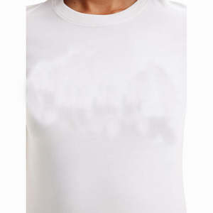 <b>Womens</b> Eco-Friendly Customized Design <b>White</b> Cotton T-<b>Shirt</b> Slim Fit Casual <b>Short</b> <b>Sleeve</b> Neck Spring Breathable Quick Dry Tee - Product Image 5