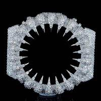 Starspire Jewels Lunette de montre G-Shock haut de gamme style Hip Hop, sertie de diamants VVS couleur D, certifiée GRA, compatible testeur de diamants, en Moissanite Or Rose