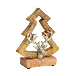 Nueva Figura Decorativa de Animal en Metal con Acabado en Polvo y Madera para Decoración de Interiores y Decoración Festiva - Product Image 6