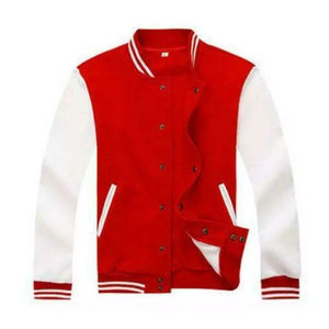 Chaqueta de piel de oveja acolchada tipo Letterman, hecha a medida, de talla grande, con logotipo impreso, colección de invierno, precio bajo. - Product Image 3