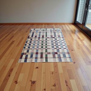 พรมดูร์รีทำมือจากขนสัตว์ |   พรมทอมือแบบแบนลายเรขาคณิต เป็นมิตรกับสิ่งแวดล้อม ขนสั้น สำหรับห้องนั่งเล่น ห้องนอน และสำนักงาน - Product Image 3