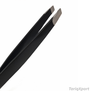 Stainless Steel Slanted Tip Eyebrow <b>Tweezers</b> for Women - Ingrown Hair & <b>Blackhead</b> Removal, Custom Logo Options - Product Image 6