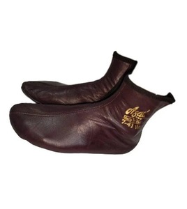 Wholesale Supply Leather Winter <b>Socks</b> Burgundy <b>Slippers</b> Islam Mest Feet Warmer Halal <b>Slippers</b> Genuine Leather Comfortable - Product Image 6