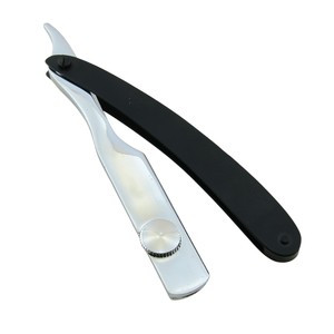 Professional Shavette Straight Edge <b>Razor</b> Men's Manual Facial Hair Removal Tool Smooth Control Easy Grip - Product Image 1