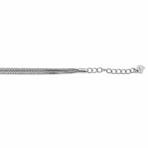 925 Sterling Silver Multi Strand Flower <b>Anklet</b> High Polish Minimalist Women Jewelry Daily Wear Beach Party Gift Adjustable Chain - Product Image 4