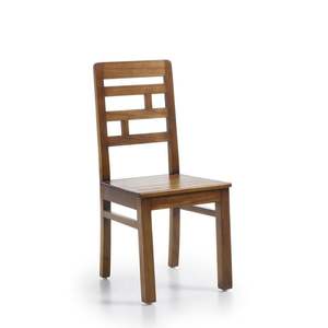 Silla de comedor moderna de madera maciza de alta calidad, madera de nogal con acabado natural, silla para el hogar y muebles de cafetería, mejor precio. - Product Image 5