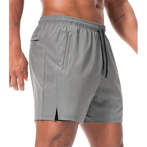 Pantalones Cortos Deportivos para Hombre, Tela Cómoda, Corte Holgado, Ventilación Lateral, Espacio Extra en la Costura - Product Image 1