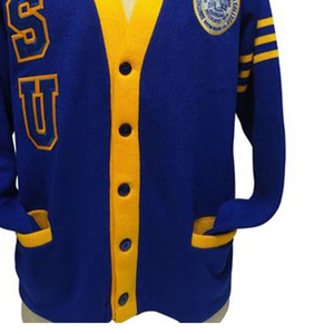 High Quality Kapa Alpha Psi Custom Embroidery Logo Factory Manufactured Knitted <b>Cardigan</b> <b>Sweater</b> Sorority Fraternity <b>Sweater</b> - Product Image 6