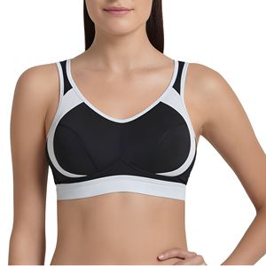 Custom Women Zipper Adjustable Sports Bra High Support Front Closure Seamless Running Fitness Yoga Padded Push Up <b>Crop</b> <b>Top</b> Suits - Product Image 1