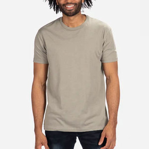 T-shirt unisexe à coupe classique en tissu tri-mélange, séchage rapide et léger, respirant, doux, CVC, t-shirts de sport pour hommes - Product Image 6