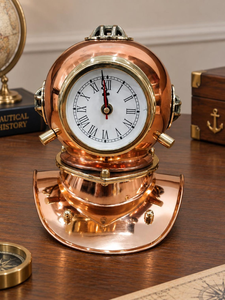 Reloj de Casco de Buceo Vintage, Decoración Náutica Marítima, Reloj de Buzo de Aguas Profundas, Artículo Coleccionable, Adorno Steampunk para Hogar u Oficina, Regalo - Product Image 1
