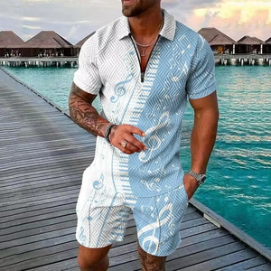 2 Piece Men T Shirt Short <b>Pant</b> Custom Men Two Piece 100% Linen Cotton Clothing Shirt Shorts Casual Linen <b>Suit</b> Set for Men - Product Image 5