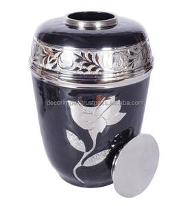 Urnas azules claras de tendencia para cenizas humanas-Hombre y mujer adultos-Urnas grandes y pequeñas hechas a mano-Recuerdo a lo largo - Product Image 5