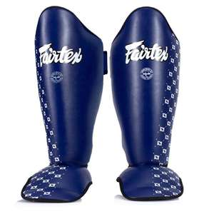 Protectores de Espinilleras Fairtex al por Mayor con Logotipo Personalizado, Protección Profesional, Cuero Genuino, Protector de Piernas para Taekwondo, Equipo de Entrenamiento - Product Image 5