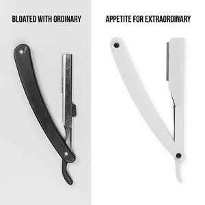 Professional Curve Straight <b>Razor</b> <b>Men</b> Wood Handle Barber Shaving Spider Pattern Face Cleaning Stainless Steel Blade A+ Grade - Product Image 2