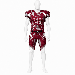 Nouveauté : Uniforme de football américain pour hommes, séchage rapide, impression par sublimation, nom et numéro d'équipe personnalisés - Product Image 1