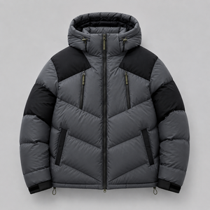 Wholesale baffle quilt <b>jacket</b> heavyweight quilted outerwear custom outerwear supplier Factory Price - Product Image 4