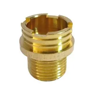 Insert mâle en laiton durable pour systèmes de tuyauterie, raccords filetés de précision et service de fabrication OEM sur mesure - Product Image 2