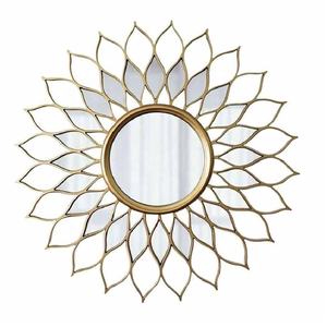 New Arrival Flower Shape Metal Wall <b>Mirror</b> Frame Handmade Metal <b>Mirror</b> Frame Modern Wall <b>Mirror</b> from India in Wholesale Price - Product Image 3