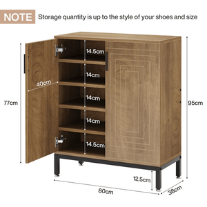 <b>Shoe</b> <b>Storage</b> Cabinet Elegant <b>Shoe</b> <b>Racks</b> & Stands Organization Solution - Product Image 3