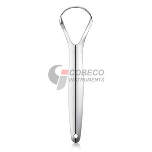 Grattoir à Langue en Acier Inoxydable Anti-Microbien, Outil Métallique Infusé d'Alliage de Cuivre pour la Réduction des Bactéries - Product Image 3