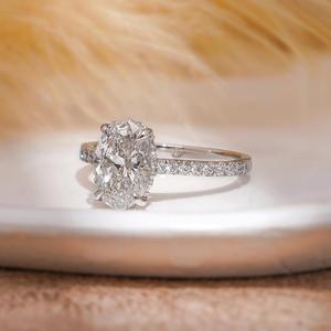 Anillo de Diamantes Marquise de Oro Sólido de 14K con Certificado IGI al por Mayor para Mujer, Regalo para Boda, Aniversario, Compromiso, Uso Diario - Product Image 2
