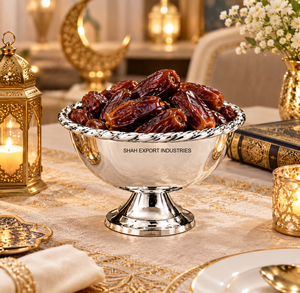 Classic Luxury Dates bowl For <b>Ramadan</b> table <b>decoration</b> pedestal Chocolate & candy Bowl for Eid table <b>decoration</b> - Product Image 3