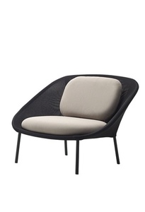 Chaise longue moderne avec structure en métal et coussin, idéale pour le jardin, la maison, le balcon et les hôtels - Product Image 2