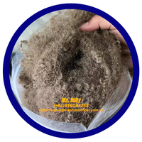 Vente en gros de fibres creuses siliconées en polyester vierge brun Vikohasan certifiées 7D HS et GRS recyclées, pour rembourrage de jouets et filage de béton