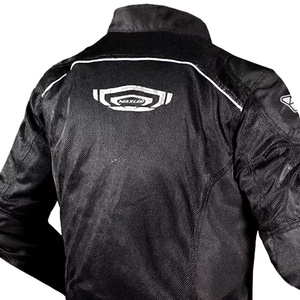 Veste de moto en textile pour hommes, imperméable et homologuée CE, avec protections amovibles et bouches d'aération - Product Image 3