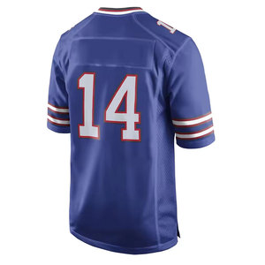 Nueva Llegada, Venta Especial, Jersey de Fútbol Americano Transpirable con Cuello en V, Diseño Personalizado con Logotipo Impreso al por Mayor, Manga Corta, 100% Poliéster - Product Image 2