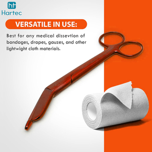 Servicio OEM ODM para uso hospitalario y de emergencia: Tijeras manuales de acero inoxidable para vendajes, ideales para clínicas (tipo Lister) - Product Image 3