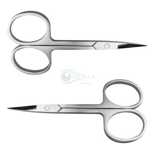 Tijeras oftálmicas para ojos, delicadas, rectas, con cuchillas pequeñas y puntas puntiagudas, de acero inoxidable, reutilizables, de alta calidad - Product Image 2