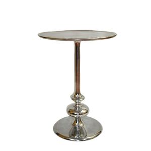 Table basse en métal aluminium la plus tendance argent poli pour table de salon, pièce centrale, table d'appoint - Product Image 1