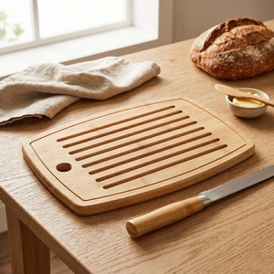 Planche à découper en bois d'acacia de qualité supérieure pour la cuisine, la découpe et le service - Product Image 5