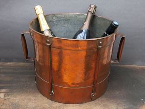 Cubo de Hielo para Vino de Cobre Lavie Creations con Diseño Floral, Capacidad de 5L, Premium, Enfriador de Botellas para Fiestas en Casa, Modelo LCa-471 - Product Image 2