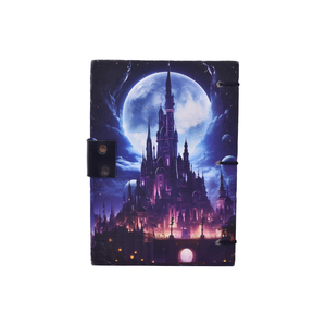 สมุดบันทึกทำมือลายปราสาทพระจันทร์ A5 พร้อมกุญแจล็อค |   สมุดบันทึกสวยงามระดับพรีเมียม 100 หน้า พิมพ์สองหน้า เป็นมิตรกับสิ่งแวดล้อม - Product Image 2