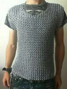 Camisa de Cota de Malla Tradicional Hecha a Mano de Acero Suave, Armadura Medieval Renacentista para Disfraz de Caballero con Tallas Personalizadas - Product Image 1