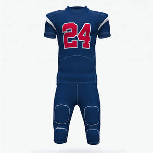 Uniformes de Fútbol al por Mayor, Conjuntos Personalizados para Equipos Adultos, Sublimados, Azul y Blanco, 100% Poliéster, Transpirables, de Secado Rápido - Product Image 2