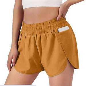 Women's Fitness Yoga Shorts High Waist Elastic Tight-fitting Butt-lifting <b>Tummy</b> <b>Control</b> Breathable - Product Image 6