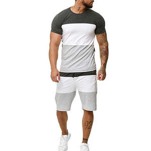 Men's Casual Summer <b>Set</b>-Solid Color Quick Dry Custom Design Custom logo Shirt & Shorts for men Summer <b>Set</b> - Product Image 1